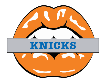 New York knicks Lips Logo vinyl decal